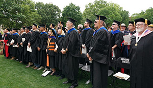 Twenty-five retiring faculty members were recognized during Vanderbilt’s Commencement ceremony May 10, when the university honored their years of service and bestowed on them the title of emeritus or emerita faculty.